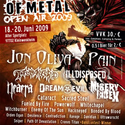 Flyerdesign „Queens Of Metal Festival“
