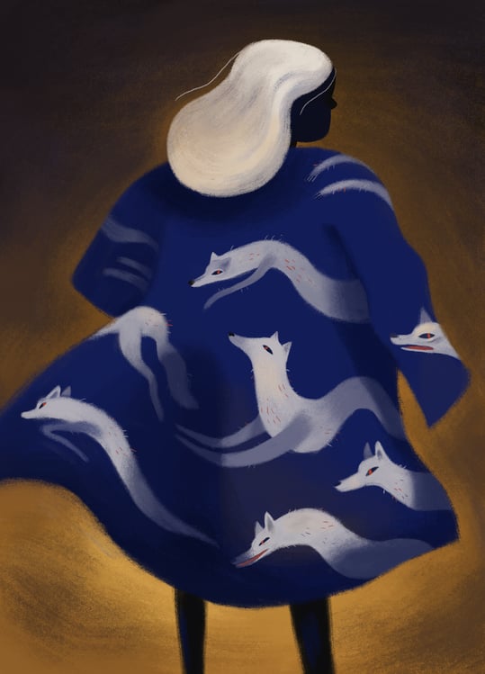 Honshu Wolf aus „vom Verschwinden der Tiere“