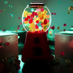 3d particle sim & animation