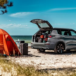Der Mitsubishi Outlander auf der Reise von Japan nach Deutschland