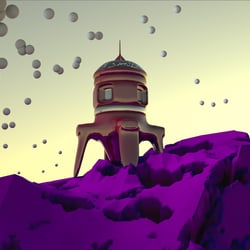 Low Poly Rocket V2