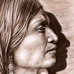 Indianerprofil
