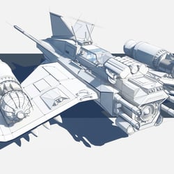 conceptart spaceship