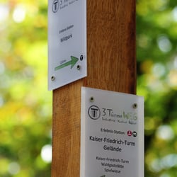 Beschilderung Wanderweg