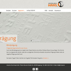 Seite: Blindprägung