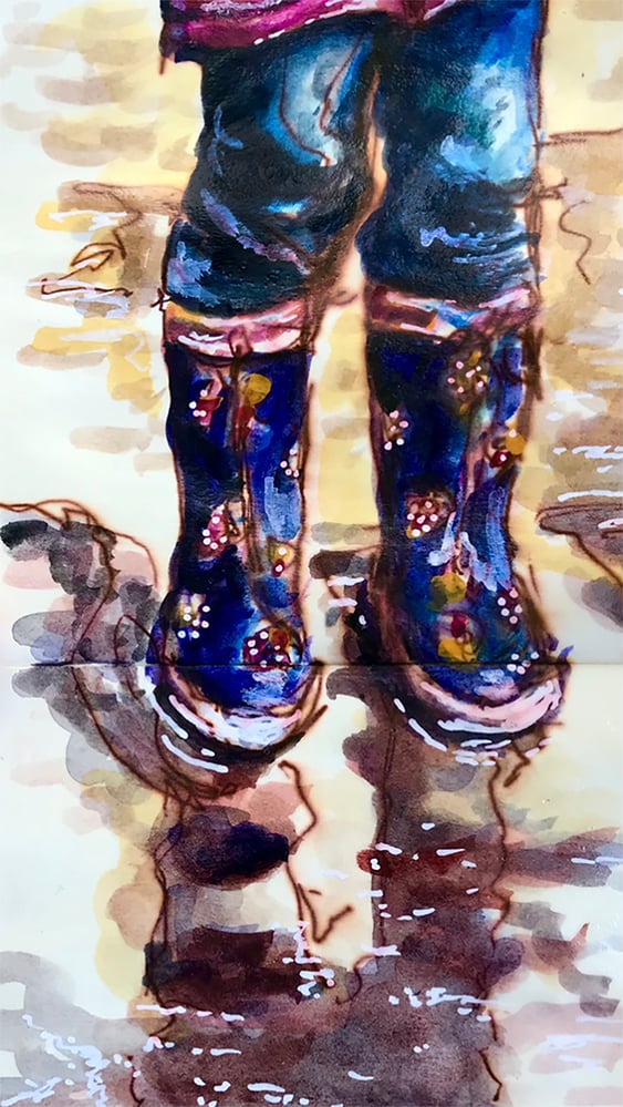 Gel-Pen, Inktense