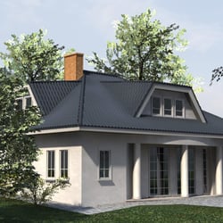 Villa (Portugal) 3D Illustration