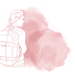 Boy with Backpack