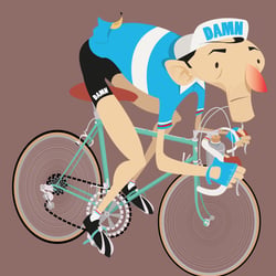 downhill riding