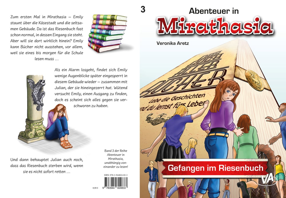 Titelbild zum Ki-Buch Gefangen im Riesenbuch