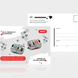 Postkarten Valentinstag / 2023