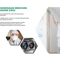 Beispielseite, Imagebroschüre des Fachverband Sanierung und Umwelt, FSU e.V.