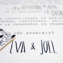 Eva & Joel | wedding invitation card