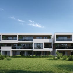 Aussenvisualisierung der Wohnoase Baderstraße