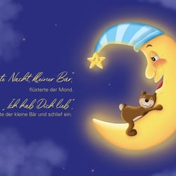 Illustration „Mond und Bär“