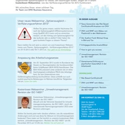 DNV GL E-Mail Newsletter