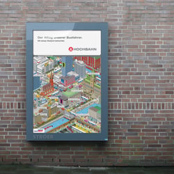 Pixelart Hamburger Hochbahn AG