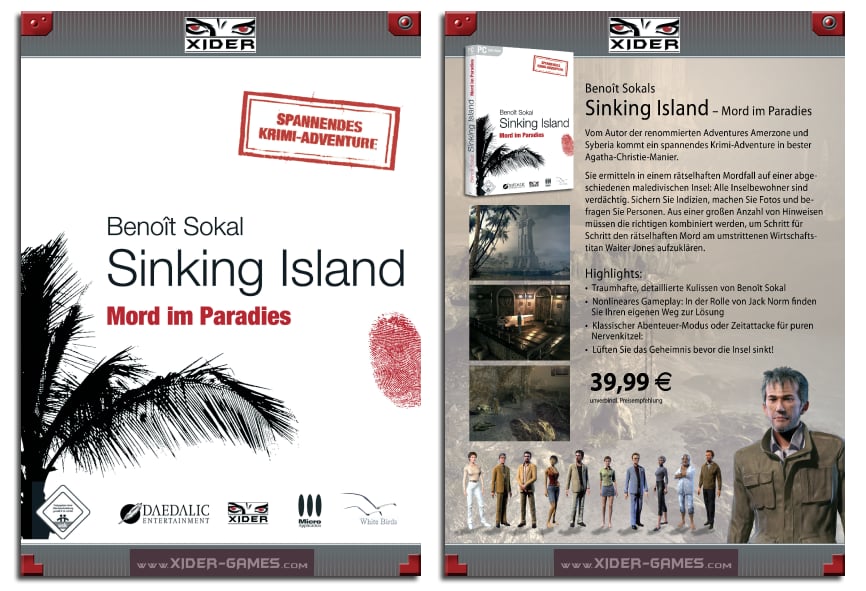 Salesfolder Sinking Island