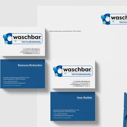 waschbar Textilreinigung – CORPORATE DESIGN