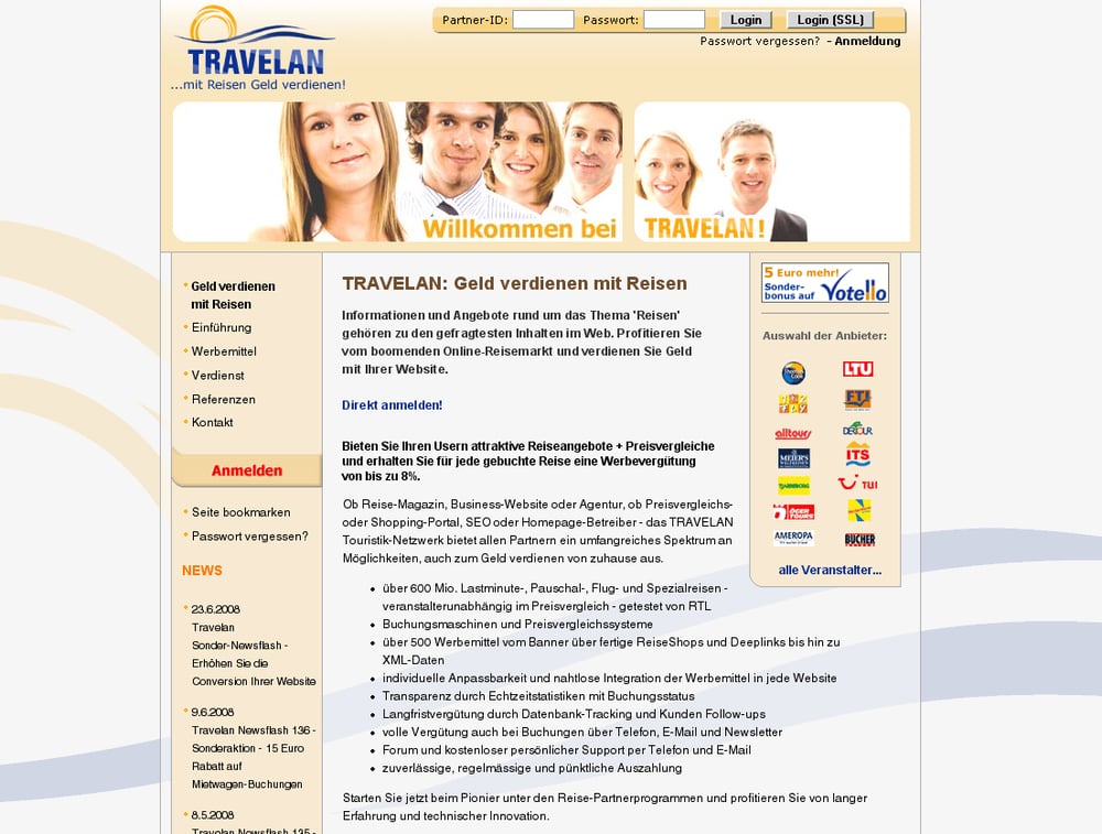 Startseite travelan.de
