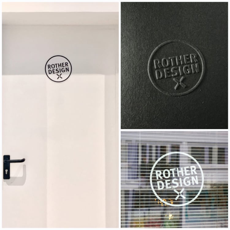 Magnetfolie, Fensterfolie, Prägung
