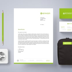 Erscheinungsbild für die EnKon GmbH aus Weinfelden TG