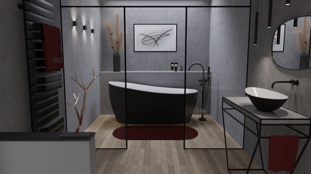 Modernes Badezimmer