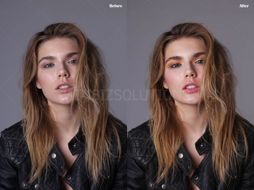 Fashion photo retouching