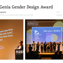 iphiGenia Gender Design Award