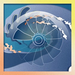 Illustration Wasserkraft