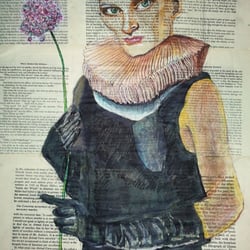 Black flower