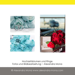 Portfolio Hochzeit Blumen und Ringe