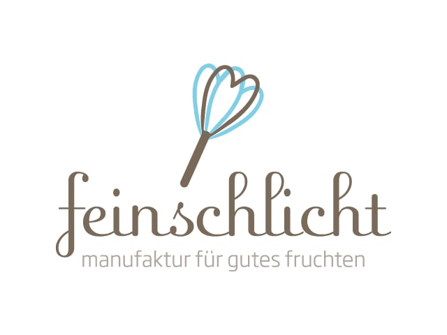 logo für feinschlicht | manufaktur für gutes fruchten