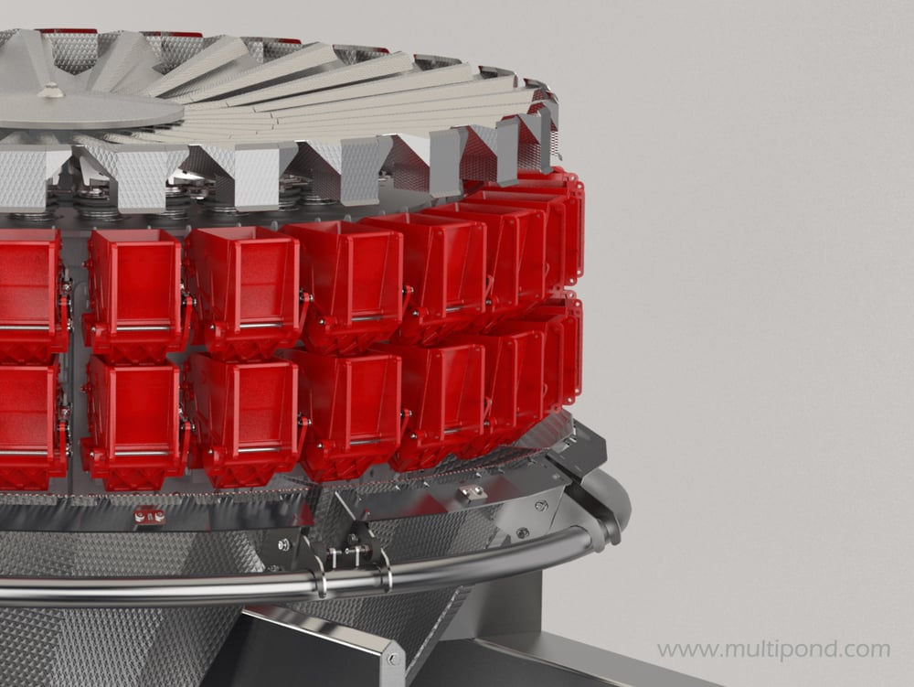 Realistische 3D-Visualisierung einer Mehrkopfwaage basierend auf CAD Daten