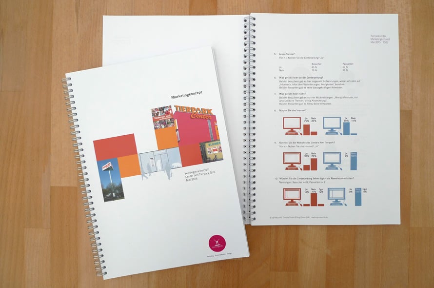 Folder Marketingkonzept