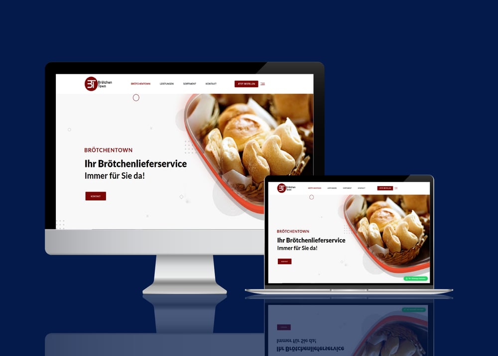 Webdesign: BrötchenTown