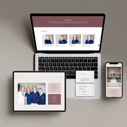 Corporate Design für Arztpraxis am Gemeindepark – Übersicht Website