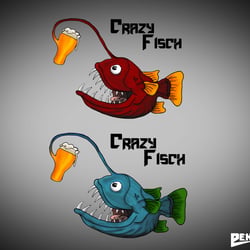 Logodesign „CrazyFisch“