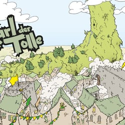 Karl der Tolle Doppelseite Riesen Tam Tam