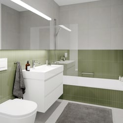 3D Visualisierung Badezimmer modern