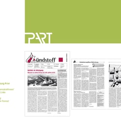 Logoentwicklung und Gestaltung Print (Zeitung) Bereich Politische Gruppierungen