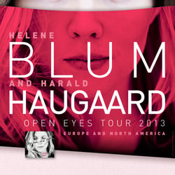 Helene Blum & Harald Haugaard | TourPlakat : Open Eyes Tour 2013