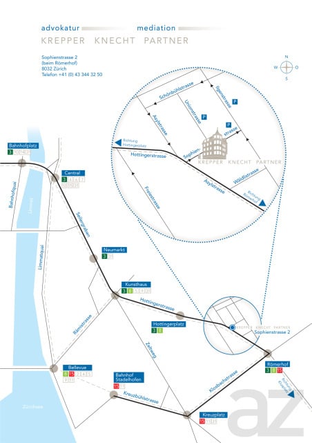 Wegbeschreibung Infografik