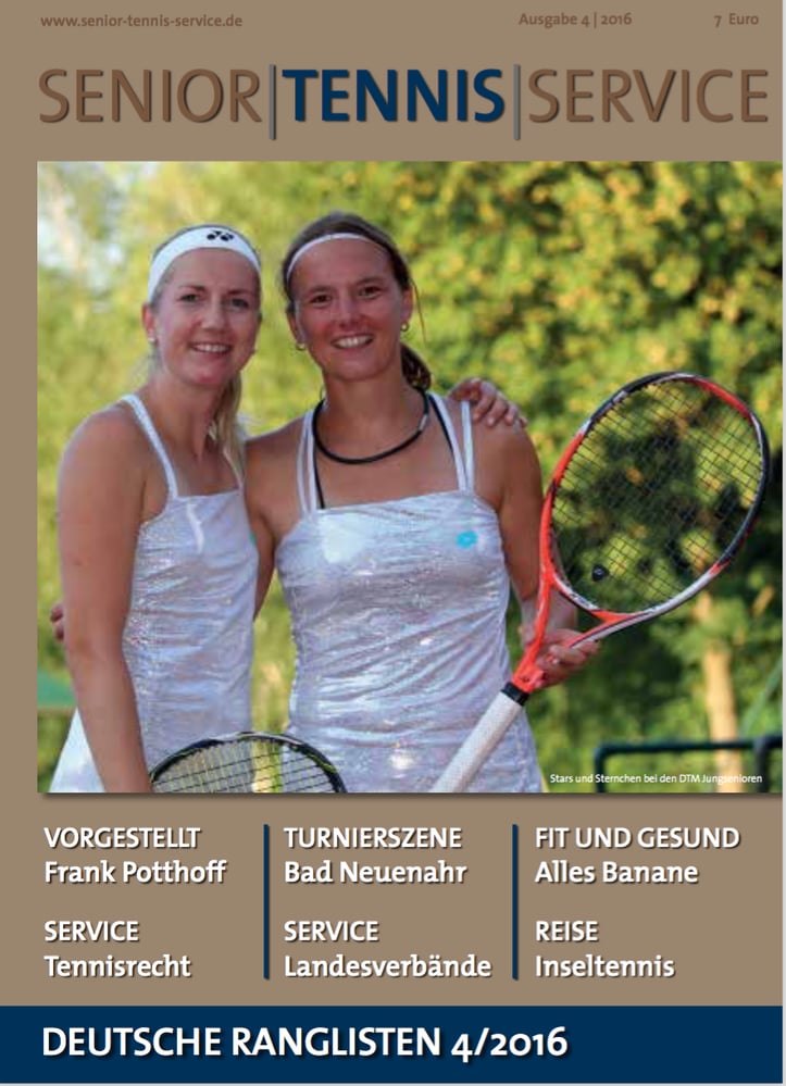 Senior Tennis Service, Ausgabe 4/2016 – nach dem Relaunch