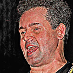 Grunge-style-Porträt