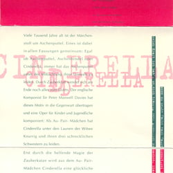 Flyer für Inszenierung