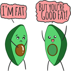 Traurige Avocado