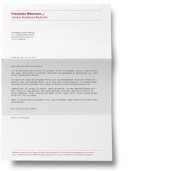 Franziska Witzmann Lektorat – Letterhead