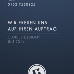 Cloiber Design – Flyer 2014 (Kontakt)