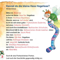 Glühwürmchen, strickend
